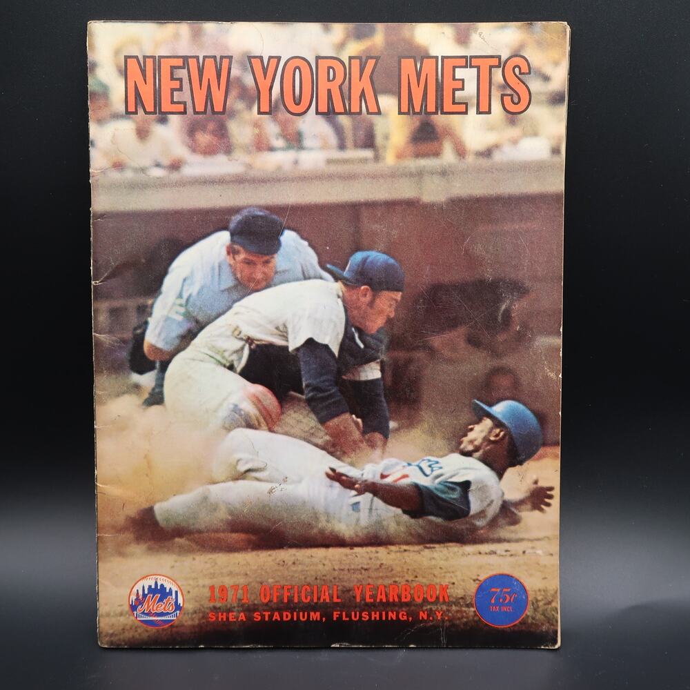 New York Mets 1971 Official Yearbook Tom Seaver Tommie Agee MLB Baseball Vintage